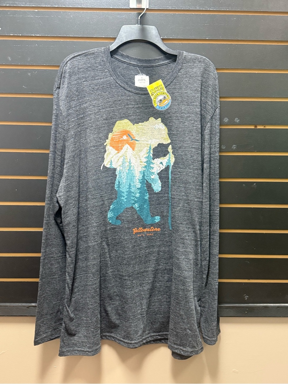 NWT The Duck Company Yellowstone Bear Trek Graphic Long Sleeve Tee 3X